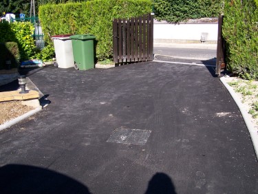 Aube Terrassement Aménagement de cour enrobé 6