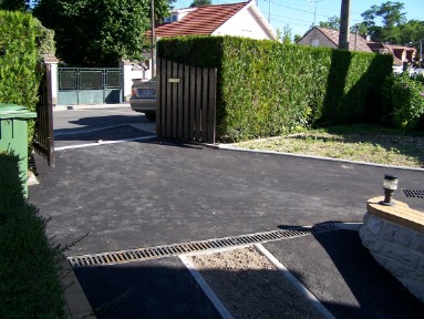 Aube Terrassement Aménagement de cour enrobé 8