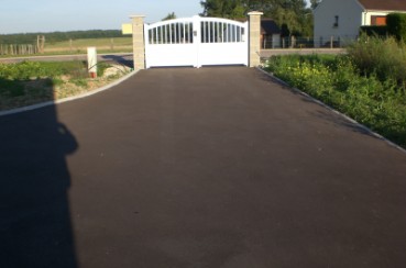 Aube Terrassement Aménagement de cour enrobé 9
