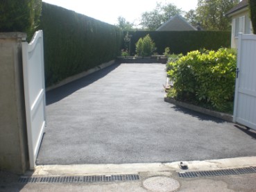Aube Terrassement Aménagement de cour enrobé 2